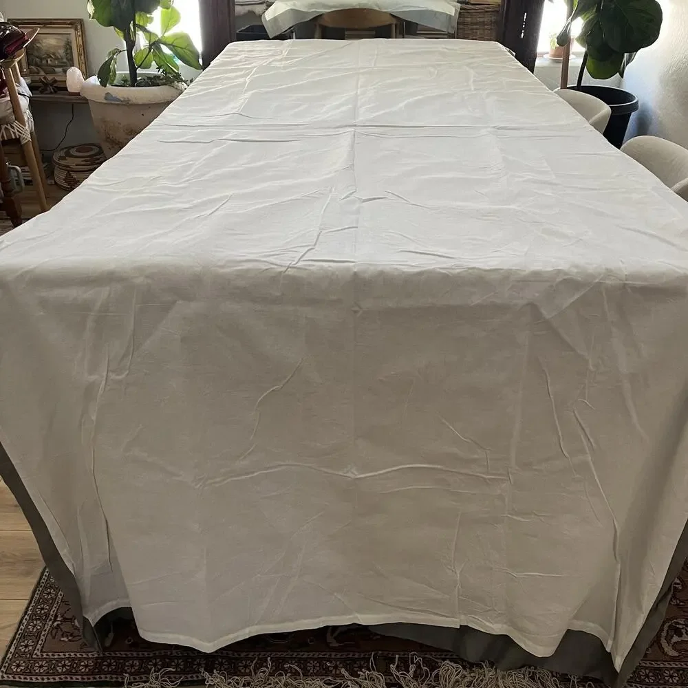 Restoration Hardware Textured European Linen Drape Curtain Panel 48.5x120